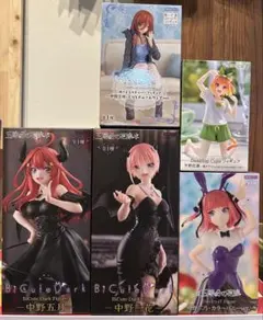 新品★五等分の花嫁 フィギュア ５体セット 中野一花 二乃 三玖 四葉 五月