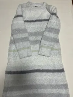 ジェラートピケ ボーダー柄 ワンピース ルームウェア