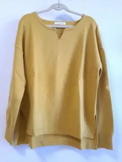 〖限定値下〗【数回着用】 ショコラフィネローブ ニット セーター マスタード