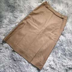 マーガレットハウエル 20SS コットン100% スカート ベージュM - メルカリ