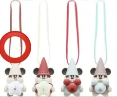 ディズニークリスマス2025 リルリンリン　カプセルトイ白 ホワイト