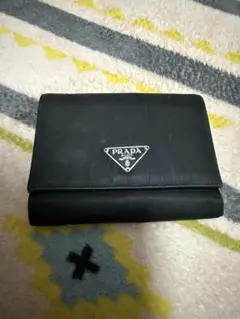 PRADA 三つ折り財布 ブラック