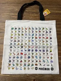 3coins スリーコインズ ポケモン 151匹 トートバッグ
