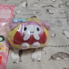にっこりーノ✕サンリオ　ぬいぐるみマスコット　マイメロディ　シール無し