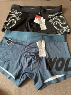 WOLLOW ボクサーパンツ 2枚セット 新品 メンズ Mサイズ