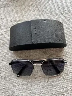 PRADA SPR 57L サングラス ケース付き Prada PR A57S XL (61 - 15) with Grey lenses and Black frame