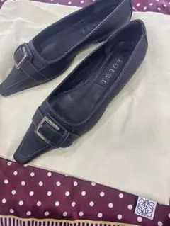 ロエベ　パンプス　革　362/1 23.5〜24 ローヒールのサムネイル