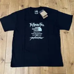 新品未使用 THE NORTHFACE プリント半袖Tシャツ 黒 XL寸