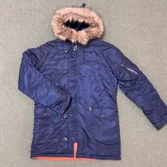 美品　ALPHA INDUSTRIES N-3B レプリカブルー