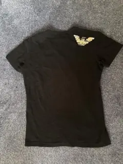 EMPORIO ARMANI ブラック Vネック Tシャツ S