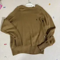 ラルフローレン　セーター　ニット　ベージュ