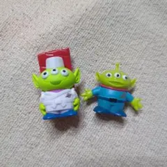 トイストーリー エイリアン リトルグリーンメン マスコットフィギュア 2個セット