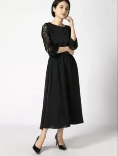 H/ソデレースドレスLEPSIMワンピース・ドレス LLサイズ オケージョン