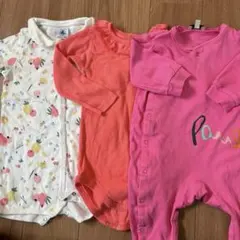3点まとめ　プチバトー、ポールスミス　ロンパース