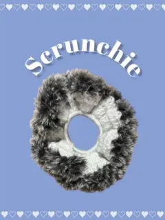 かぎ針編みシュシュ