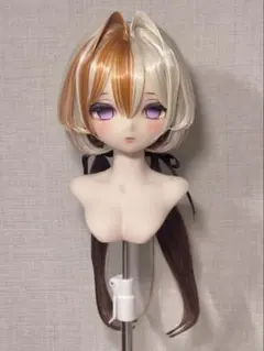 BJD MDD SDM DDH対応ドール ウィッグ 1/4 1/3 8-9インチ