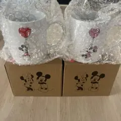 Disney ミッキーマウス　ミニーマウス マグカップ　ペア