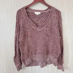 TREASURE & BOND【XS】Vネック ニットセーター 大きめ 男女兼用