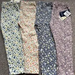 新品　女の子　95 花柄キッズレギンス 4点セット サイズ95