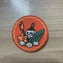 リトルミイ　ムーミン　刺繍缶バッジ