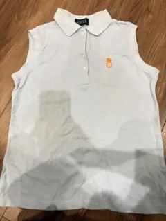 PEARLY GATES 水色 ノースリーブポロシャツ