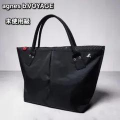 未使用級✨アニエスベー トートバッグ ナイロン A4 軽量 大容量　ドットのサムネイル