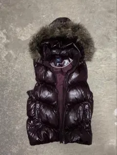 Gap y2k ファー付きダウンベスト s