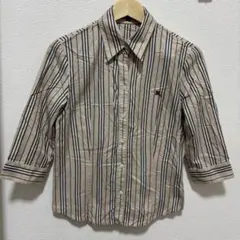 ⭐*す様 バーバリーロンドン　シャツ　ホースロゴ　ノバチェック　美品　サイズ42