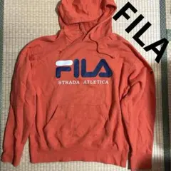 フィラ FILA メンズ トレーナー パーカー オレンジ XL LL