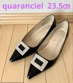 ☆美品です☆ quaranciel ビジューモチーフパンプス 23.5のサムネイル