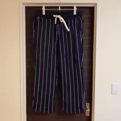 FAT SWETS スウェットパンツ ネイビーストライプ JUMBO(XXL)