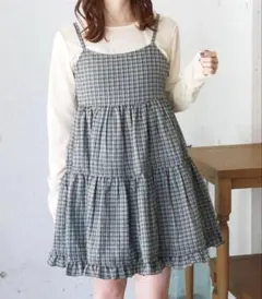Tip top キャミミニワンピース　キャミワンピース　キャミソールチュニックのサムネイル