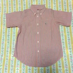 Ralph Lauren 半袖シャツ 4/4T ストライプ