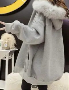 ファー付きパーカー パーカー