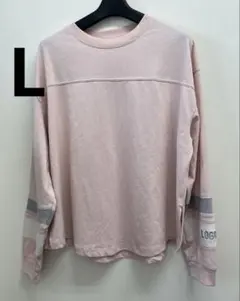 【美品】LOGOS DAYS 長袖Tシャツ ピンクサイズL