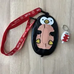 スシロー　だっこずしパスケース　ツナサラペンギン＆キーホルダー　マグロラッコのサムネイル