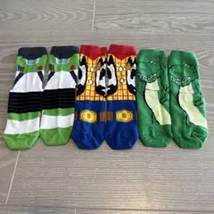 ピクサー　トイストーリー　靴下　3足セット