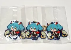 【GUNDAM×MIKU】初音ミク×ガンダム スペシャルラバーマスコット 3点