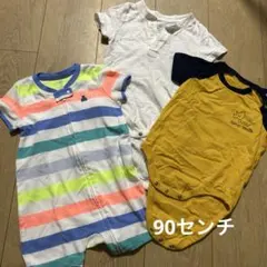 ロンパースセット 3点セット半袖　90センチ