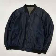 ︎*︎様 90s シルク100% MA1 ボンバージャケット ボックスシルエット