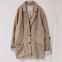 OLDNAVY オールドネイビー テーラードジャケット 無地 XL ベージュ