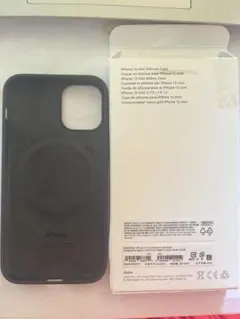 アップル正規純正品iPhone 12 mini シリコンケース ブラック