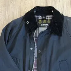 【美品/メンテ済】Barbour BEDALE SL 36 ブラック 英国製