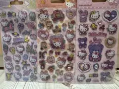 3Dぷくぷく、ぷっくりサンリオハローキティ シール 3シートセット