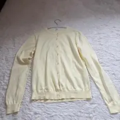 UNIQLO イエローニットカーディガンM