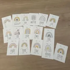 月齢フォト　記念　赤ちゃん　マンスリーカード　月齢カード　ニューボーンフォト