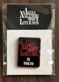 中森明菜 LIVE TOUR 2026 ピンバッジ 東京限定 - メルカリ