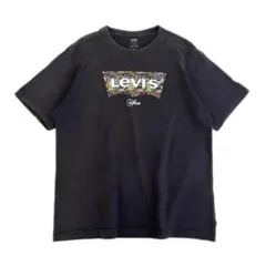Levi's　デザインTシャツ　ワンポイント　フェード　プリント　マルチカラー