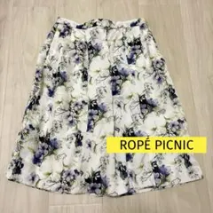 ロペピクニック　花柄スカート　フレアスカート　38