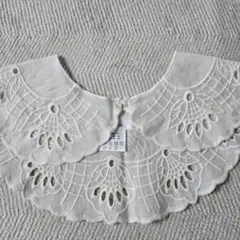 RAGEBLUE 刺繍入りホワイトつけ襟